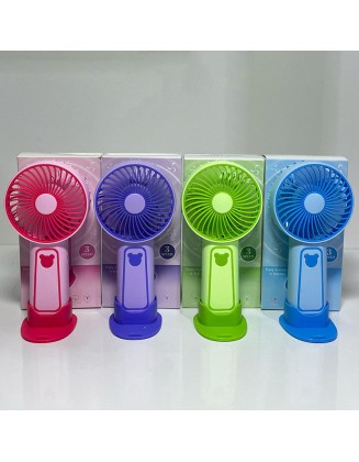 Şarjlı El Fanı Vantilatör – 3 Kademeli Taşınabilir Mini Fan