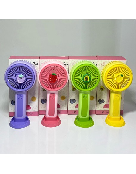 Şarjlı El Fanı Vantilatör – 3 Kademeli Taşınabilir Mini Fan