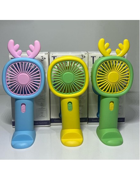 Şarjlı El Fanı Vantilatör – 3 Kademeli Taşınabilir Mini Fan