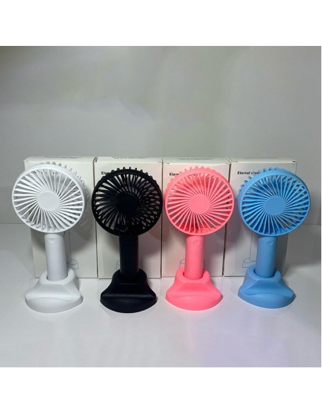 Şarjlı El Fanı Vantilatör – 3 Kademeli Taşınabilir Mini Fan