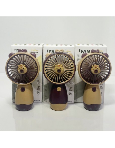 Şarjlı El Fanı Vantilatör – 3 Kademeli Taşınabilir Mini Fan