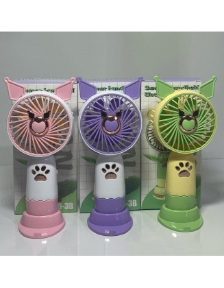 Şarjlı El Fanı Vantilatör – 3 Kademeli Taşınabilir Mini Fan