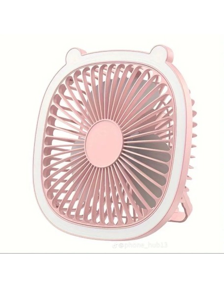 LED Işıklı Sessiz Masa ve Duvar Tipi Fan | USB Şarjlı Mini Kare Vantilatör LED Işıklı Sessiz Masa ve Duvar Tipi Fan | USB Şarjlı Mini Kare Vantilatör